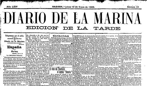 El Diario de la Marina un histórico de la prensa en La Habana de 1914
