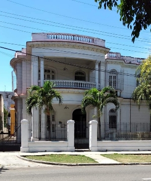 Antigua casa de Rafael Nogueira que luego fuera embajada de Italia en Cuba