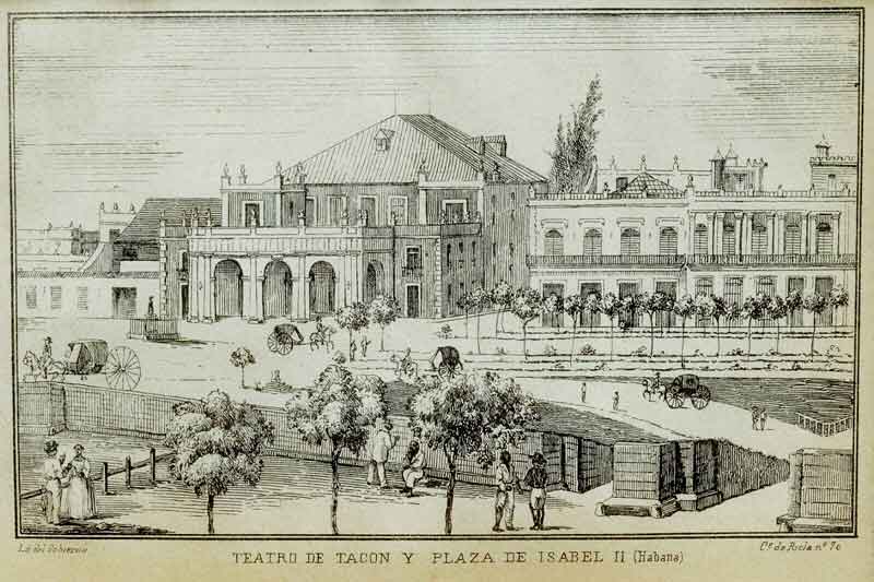 teatri tacon y plazza de isabel II 1859