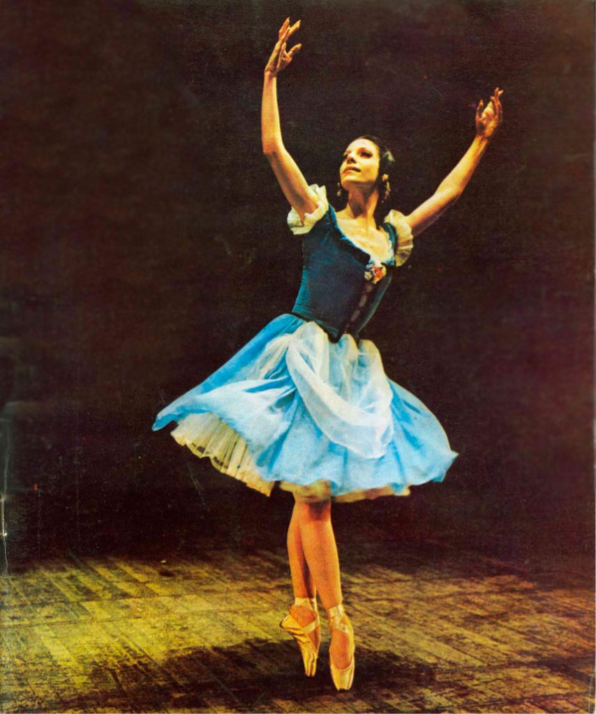 Josefina Méndez su debut en Giselle
