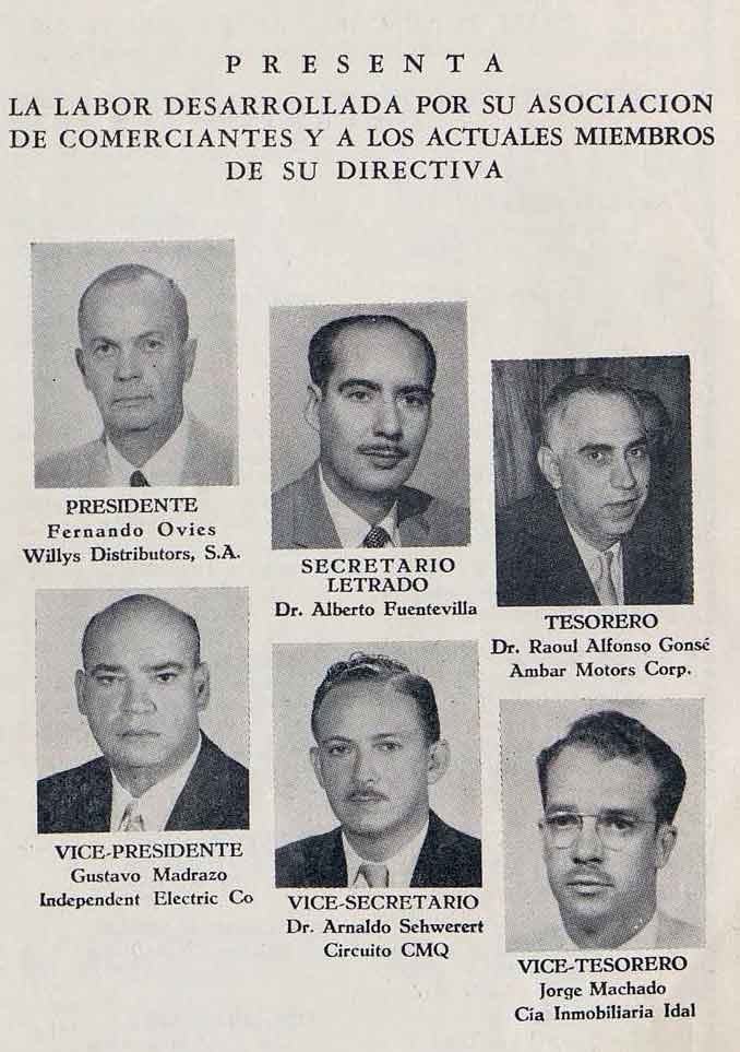 junta directiva en 1956