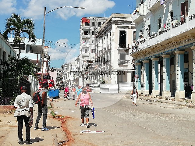 Calle Corrales en La Habana Cuba