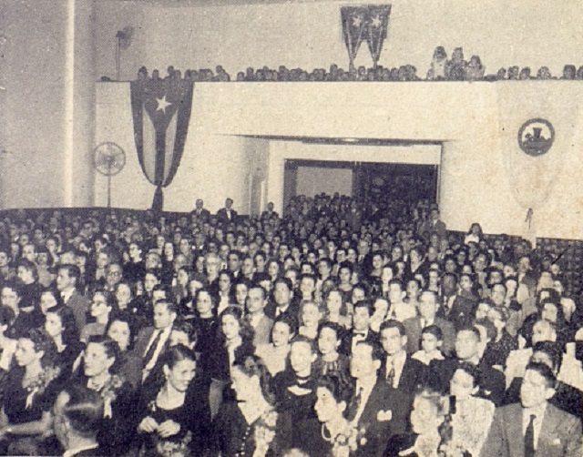 Inauguración de la nueva sede del Colegio de Arquitectos en Infanta y Humboldt (1948)