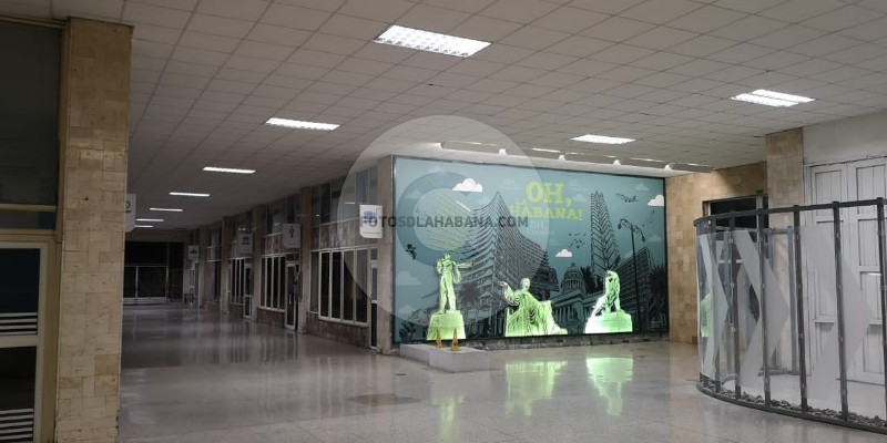 Lobby de la Terminal de Ómnibus de La Habana 